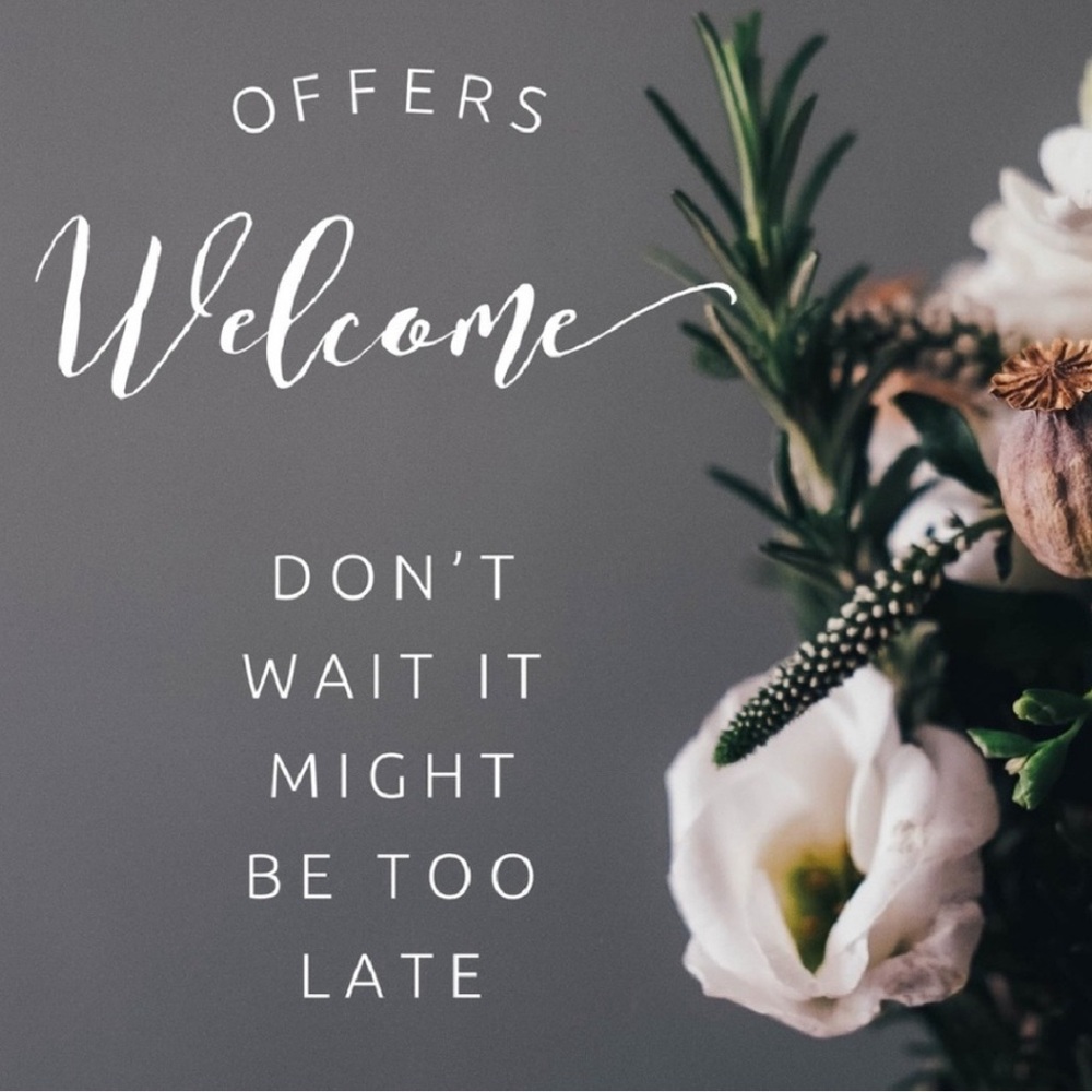 Offers Welcome 💐